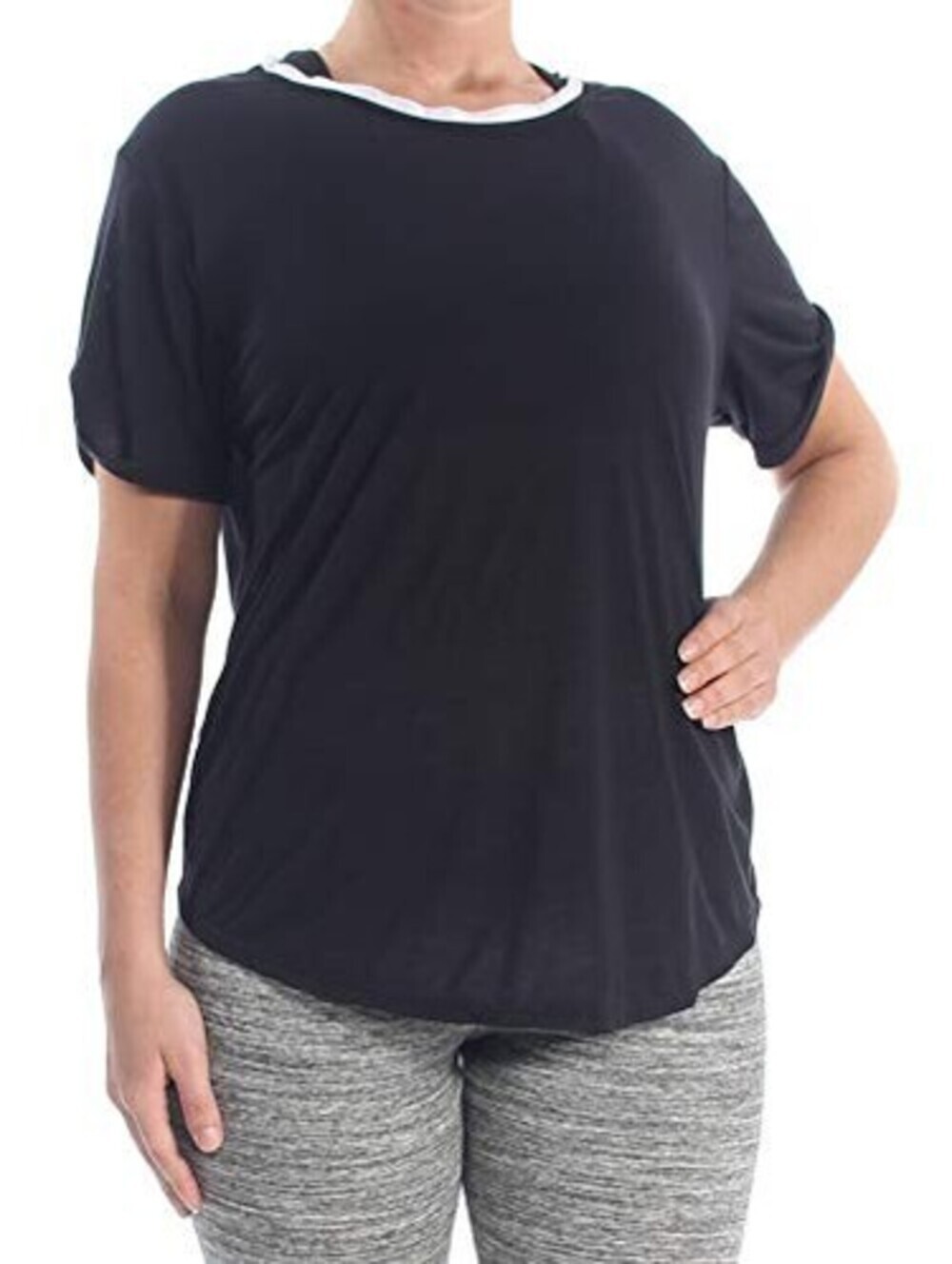 Free People Womens Movement Zephyr Open-Back Tee Size XS